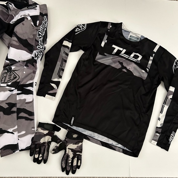 Troy Lee Designs Big Boys Moto Riding Set Jersey Pants Gloves Youth M Pans 26 - Picture 3 of 14